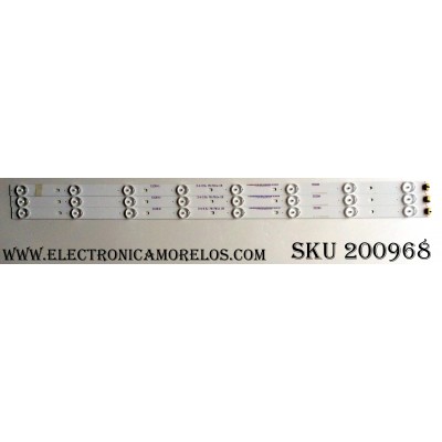 KIT DE LED PARA TV / RCA IC-A-KJAB320505 / C1C6(X) / 3.4-3.5v 781m C6 / MODELO LED32G30RQ / PANEL T320HVN05.2-12V	