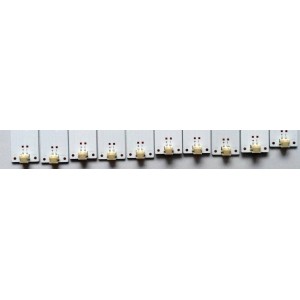 KIT DE LED´S PARA TV HISENSE ((10 PIEZAS)) / NUMERO DE PARTE 1157014 / HISENSE_55_HD550DU-B52_10X7_3030C_V0_20151012 / 145MA042R-B1 / 1274164 / PANEL´S HD550DU-B52\LD\S2\GM\ROH / HD550M5U51-TA\S0\GM\ROH / HD550M3U51-TA\S0\GM\ROH / MODELO 55H8C