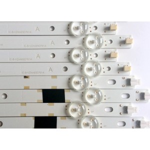 KIT DE LED PARA TV VIZIO (10 PIEZAS) / NUMERO DE PARTE IC-B-VZAA65D761A / IC-B-VZAA65D761B / IC-B-VZAA65D761A / IC-B-VZAA65D761B / 098101003180 / 098101003181 / PANEL LSC650FN04-G01 / MODELOS E65-E0 LAUSVKAS / D65-E0 LAUAWDAT