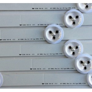 KIT DE LED´S PARA TV  TOSHIBA (12 PIEZAS) / NUMERO DE PARTE 6916L-1241A / 6916L-1272A / 6916L-1273A / 6916L-1276A / PANEL LC500DUE (SF)(R1) / MODELOS 50L4300UB / 50L1350UB