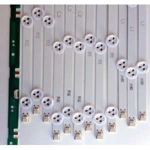 KIT DE LED´S PARA TV (12 PIEZAS) LG 6916L-1174A / 0024A-1177A / PANEL´S LC470DUE (SF)(R1) / LC470DUG (JF)(R1) / MODELOS 47LM8600-UC / 47LN5400-UA / 47LN5400 / 47LN5200-UA / 47LN5790-UI / 47LN541C-UA / 47LN5200-UB / E470I-A0 / E470I-A0 / 47LN5700