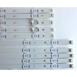 KIT DE LED`S PARA TV (10 PIEZAS) / LG 140218 / A TYPE REV02 / B TYPE / SUSTITUTA 6916L-1978A/-1979A / PANEL`S NC500DUN-VXBP2 / NC500DUN-VXBP3 / MODELOS 50LF6100-UA / 50LB6000-UH / 50LF6000-UB BUSJLOR / 50LF6090-UB / 50LB6100-UG / 50LB5800-UG BCCJLJR