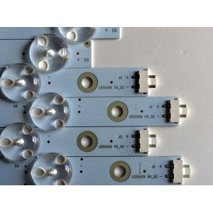 KIT DE LED´S PARA TV (8 PIEZAS) / VIZIO VL50DLL016G / VL50DLR016G / LB50069 V0.02 / LB50069 V1_02 / PANEL S500DUB-1 / MODELO E50-E3 LRTIVJAS