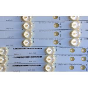 KIT DE LED´S PARA TV (12 PIEZAS) / SHARP 500TT65/500TT66 / 500TT65 / 500TT66 / KIT DE LED SUSTITUTAS 500TT61/500TT62 / PANEL TPT500J1-HVN07.U REV:S600F / MODELOS LC-50LB370U / LC-50LB371U