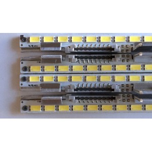 KIT DE LED PARA TV (4 PIEZAS) / SAMSUNG 2011SVS60 V2 / BN64-01808A / BN64-01790A / MODELO UN60D6450UFXZA F301 / PANEL LD600CGD-V3 BV27	