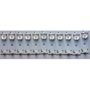 KIT DE LED´S PARA TV (11 PIEZAS) / HISENSE HD500DF-B53 / RSAG7.820.6660/ROH VER:B / ZDB-190817-B2-A-T101MA42R / CQC13134095636 / PANEL´S HD500DF-B54(020)\B1\T1\S25\GM\ROH / HD500DF-B54(020)\B1\T1\S35\GM\ROH 211743 / MODELO 50H5C / 50H4C