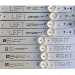 KIT DE LED´S PARA TV (8 PIEZAS) / LG NC490DGG-AAFX1-41CA / NC490DGG-AAFX1-41CAGAN01-1255A-P1 / NC490DGG-AAFX1-41CAGAN01-1256A-P1 / PANEL´S NC490DGG-AAFX3 / NC490DGE-SADP3 / MODELO 49UJ6300-UA.BUSYL0F