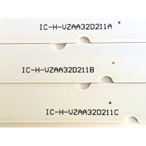 KIT DE LED´S PARA TV (3 PIEZAS) / SHARP IC-H-VZAA32D211A / IC-H-VZAA32D211B / IC-H-VZAA32D211C / F115M8RP39F / 98101022196 / PANEL HV320HHB-N00 / MODELO LC-32LE451U