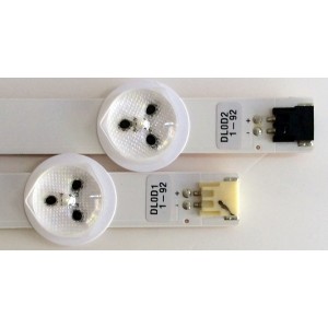 KIT DE LED´S PARA TV (2 PIEZA) / LG / (¡¡NOTA IMPORTANTE ((INCOMPLETO)) KIT CONSTA DE 4 PIEZAS¡¡) / 6916L-0881A / 6916L-0923A / 32" ROW REV0.9 2 A-TYPE / REV 0.9 / DL0D2 1-92 / DL0D1 1-92 / PANEL LC3201DXN (SE)(R2) / MODELO 32LS3400-UA