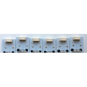 KIT DE LED`S PARA TV (6 PIEZAS) / LG 43LH500-UA.CUSHWLH / 5835-W43002-2P00 / 10-10090A-01A / 5835-W43002-2P00 VER01.00 2015-10-22 / PANEL RDL430FY(LD0-300) / LC430DUY- (SH) (A1) / MODELO 43LH500-UA.CUSHWLH	