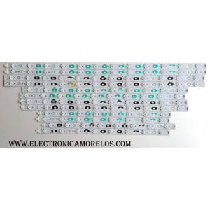 KIT DE LED`S PARA TV (45 PIEZAS) / SHARP ZZC2317WCA063050B3 / ZZC2320WCA041620A1 / ZZC2319WCA006370A1 / ZZC2211WCA036 / (5070) / (5071) / (5072) / (5073) / (5074) / PANEL LK800D3GW10Z / MODELO LC-80LE633U / ((INCOMPLETO 44 PIEZAS))