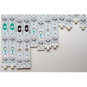 KIT DE LED`S PARA TV (45 PIEZAS) / SHARP ZZC2317WCA063050B3 / ZZC2320WCA041620A1 / ZZC2319WCA006370A1 / ZZC2211WCA036 / (5070) / (5071) / (5072) / (5073) / (5074) / PANEL LK800D3GW10Z / MODELO LC-80LE633U / ((INCOMPLETO 44 PIEZAS))