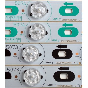 KIT DE LED`S PARA TV (45 PIEZAS) / SHARP ZZC2317WCA063050B3 / ZZC2320WCA041620A1 / ZZC2319WCA006370A1 / ZZC2211WCA036 / (5070) / (5071) / (5072) / (5073) / (5074) / PANEL LK800D3GW10Z / MODELO LC-80LE633U / ((INCOMPLETO 44 PIEZAS))