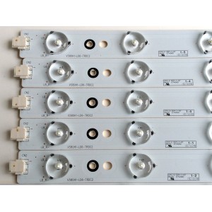 KIT DE LED`S PARA TV (10 PIEZAS) / SANYO V580H1-LD6-TRDC2 / V580H1-LD6-TLDC2 / PANEL V580HK1-LD6 REV.C1 / MODELO DP58D34 P58D34-00