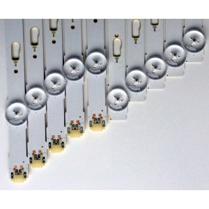 KIT DE LED`S PARA TV (10 PIEZAS) / SAMSUNG BN96-34791A / 34792A / LM41-00117C / 00117B / PANEL CY-GY040HGLVCH / SUSTITUTOS CY-GJ040HGLVDH / CY-GJ040HGLVGH / CY-GJ040FLLV1H / CY-WJ040HGLV1H / CY-GJ040HGLVFH / MODELOS UA40KU6000 / UE40JU6050 / UN40JU6400