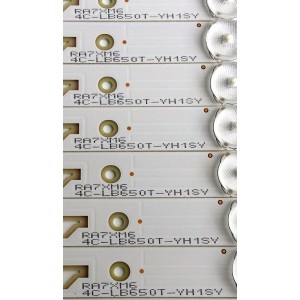 KIT DE LED`S PARA TV (12 PIEZAS) / SANYO 4C-LB650T-YH1SY / 006-P2K2165A / TCL_00M_650D30_3030C_12X8 / PANEL LVF650CMDX E1 V1 / MODELO FW65D25T	