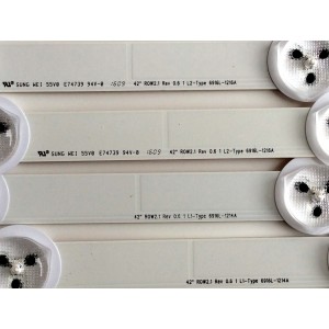 KIT DE LED`S PARA TV (10 PIEZAS) / RCA 6916L-1214A / 6916L-1215A / 6916L-1216A / 6916L-1217A / PANEL  LC420DUJ-SGE1 / MODELO J42HE841-SGE1