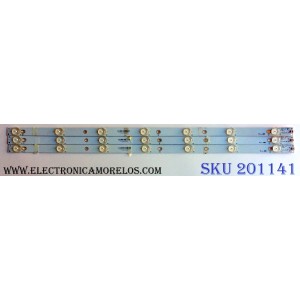 KIT DE LED`S PARA TV (3 PIEZAS) / INSIGNIA U-EBHC23F4 / GJ-2K15 D2P5-315D307-V1 / 01G98-A / PANEL TPT315B5-HVN05.A REV:S600A / MODELOS NS-32DR420NA16 / E32-C1