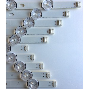 KIT DE LED´S PARA TV (10 PIEZAS) / LG 6916L-2233A B / 6916L-2232A A / LG Innotek DRT 3.0 55¨_B type Rev01_140107 / LG Innotek DRT 3.0 55¨_A type Rev01_140107 / PANEL LC550DUE (MG)(A3) / MODELO 55LB5550-UY / 55LF6000-UB BUSYLJR / 55LF6090