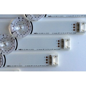 KIT DE LED´S PARA TV (10 PIEZAS) / LG 6916L-2233A B / 6916L-2232A A / LG Innotek DRT 3.0 55¨_B type Rev01_140107 / LG Innotek DRT 3.0 55¨_A type Rev01_140107 / PANEL LC550DUE (MG)(A3) / MODELO 55LB5550-UY / 55LF6000-UB BUSYLJR / 55LF6090