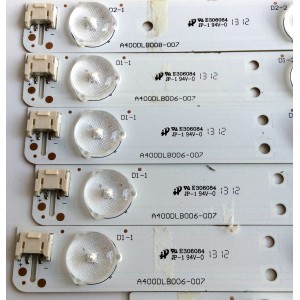 KIT DE LED´S PARA TV (10 PIEZAS) / SHARP A400DLB006-007 / A400DLB007-007 / T78SBM8P40 / T78SBM8P4O / PANEL S400DH3-1 / 76040T200-600-G / MODELO LC-40LE550U