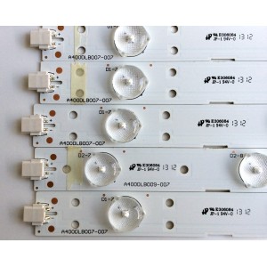 KIT DE LED´S PARA TV (10 PIEZAS) / SHARP A400DLB006-007 / A400DLB007-007 / T78SBM8P40 / T78SBM8P4O / PANEL S400DH3-1 / 76040T200-600-G / MODELO LC-40LE550U