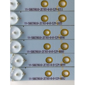 KIT DE LED´S PARA TV (12 PIEZAS) / SHARP LB50039  V1_00 / LB50039 V0_00 / SUNG WEI 16V0 E74739 94V-0 / YX-50039000-2E765-0-B-52M-L / YX-50039010-2E765-0-B-52M-R / PANEL TPT500J1-HVN07.U / MODELOS LC-50LE460X / LC-50LE651U