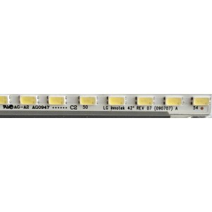 KIT DE LED´S PARA TV (6 PIEZAS) / SIGMAC 3660L-0327A / AG0945 / AG0947 / LG Innotek 42¨ REV 07 (090707) A / PANEL LE42AB1 NS-LCD42HD-09 / MODELO LE42AB1 NS-LCD42HD-09