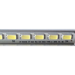 KIT DE LED´S PARA TV (4 PIEZAS) / VIZIO 3660L-0351A 1-1 / 3660L-0345A 1-1 / AG1027 / LG Innotek 37 inch Rev 0.6 54EA TYPE-A / LG Innotek 37 inch Rev 0.6 54EA TYPE-B / PANEL LC370EUH (SC)(A1) / MODELO M370VT LTLPHOAL