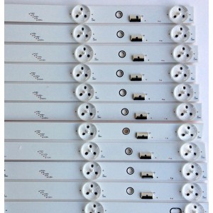 KIT DE LED´S PARA TV (16 PIEZAS) / PANASONIC 6201B001HW100 / 6201B001J4100-L / 6201B001J5100-R / PANEL V650HP1-LD1 REV.B6 / MODELO TC-65CS550U