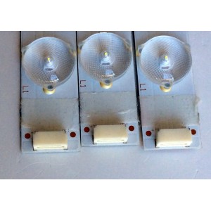 KIT DE LED`S PARA TV (3 PIEZAS) / RCA D-KJAB32D505 / V3DB24P0 / V3DB24PO / 3.2-3.4v122-126 1m B24 / 2038-A95-N6113 / PANEL`S VVH32L147G03-12V / VVH32L147G03LTY / LK315T3HB87 / MODELO LED32G30RQ 5414-LE32G30-A1