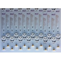 KIT DE LED´S PARA TV (14 PIEZAS) / SHARP 1177393 / SVH650A58 / 170210 / SVH650A58_REV03_UBH_6LEDX14_P115_170210 / E320262 / PC64537 / PANEL HD650K3U51\S3\XP\GM\ROH 215111 / MODELO LC-65P620U