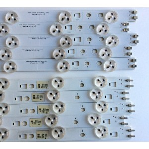 KIT DE LED´S PARA TV (10 PIEZAS) / SAMSUNG 2012SVS40 3228 RIGHT06 REV1.5 120412 / 2012SVS40 3228 LEFT06 REV1.5 120412 / PANEL LTJ400HM08-V / MODELO UN40EH5300FXZA TH01