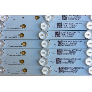 KIT DE LED´S PARA TV (12 PIEZAS) / INSIGNIA LBM500P0601-GF-1(R) / LBM500P0601-GE-1(L) / 210BZ06DR4339DL00E / 1500BUP40H0F / PANEL´S TPT500U1-QVN03.U REV:S7B0B / T500QVN03.7 / MODELO NS-50DR620NA18 