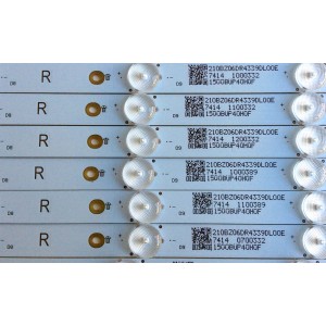 KIT DE LED´S PARA TV (12 PIEZAS) / INSIGNIA LBM500P0601-GF-1(R) / LBM500P0601-GE-1(L) / 210BZ06DR4339DL00E / 1500BUP40H0F / PANEL´S TPT500U1-QVN03.U REV:S7B0B / T500QVN03.7 / MODELO NS-50DR620NA18 