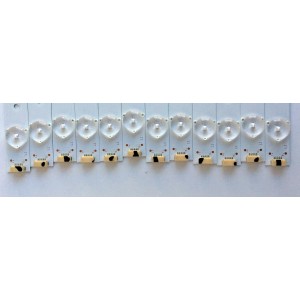 KIT DE LED´S PARA TV (12 PIEZAS) / RCA IC-A-KJAB55D508 / 3528AC3B6(X)} / 3.4-3.5v  76-781m B6 / PANEL LSC550HJ03-12V / MODELO LED55G55R120Q