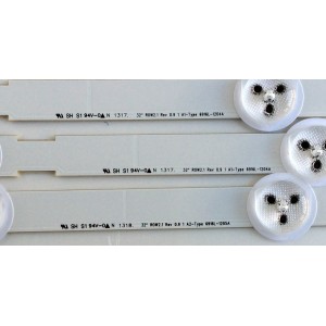 KIT DE LED´S PARA TV (3 PIEZAS) / LG 32"ROW2.1 REV0.9 1  A1-TYPE 6916L-1204A / 32"ROW2.1 REV0.9 1 A2-TYPE 6916L-1205A / SRD717 EB / 6091L-2223A / PANEL LC320DXE (SF)(R1) / MODELO 32LN530B-UA