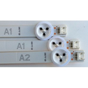 KIT DE LED´S PARA TV (3 PIEZAS) / LG 32"ROW2.1 REV0.9 1  A1-TYPE 6916L-1204A / 32"ROW2.1 REV0.9 1 A2-TYPE 6916L-1205A / SRD717 EB / 6091L-2223A / PANEL LC320DXE (SF)(R1) / MODELO 32LN530B-UA