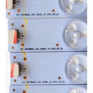 KIT DE LED´S PARA TV (8 PIEZAS) TCL TOT_32F3800A_2X5_3030C_V3 / YHA-4C-LB3205-YHEX1 / E334789 / PANEL LVF550CS0T / MODELO 55FS3750TCAA