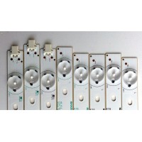 KIT DE LED´S PARA TV ((INCOMPLETO SOLO 8 PIEZAS)) / RCA J112E0058A / J112E0059A / J112E0060A / J112E0061A / E85792 / PANEL V500HJ1-P01-12V / MODELO LED50B45RQ V519-LE50B4C-B100228	