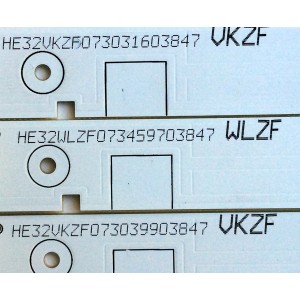 KIT DE LED´S PARA TV (3 PIEZAS) / HISENSE HE32VKZF073 / HE32WLZF073 / HISENSE-32-3X6-105MM-2013-01-V1 / PANEL HD315DH-E82\S2 / MODELO 32K20DW