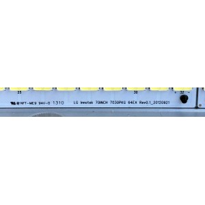 LED PARA TV / SONY 20120921 / CA0393 / LG Innotek 70INCH 7030 64EA Rev0.1_20120921 / PANEL JE695D3LB4N / MODELO KDL-70R550A