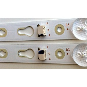 KIT DE LED´S PARA TV (2 PIEZAS) / ONN 303TC320037 / E469119 / TCL32D005-ZC22AG-14 / SPBWH1333M2DVD1BIB / 1010186916-1 / 4C-LB320T-ZC7 / TC320M16 / PANEL LVW320CSDX E21 / WEY7502691 / T8-32D1200-LPBX3 / MODELO ONC17TV001 H1749WEY / 32L220U19