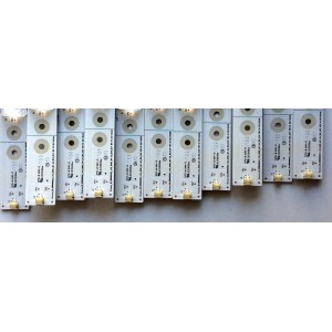 KIT DE LED´S PARA TV (11 PIEZAS) / HISENSE 1182314 / 115MA061L-B1 / HE60PWLZH / E348435 / NS-MCPCB-1450 / PANEL HD600N3U22\S1\GM\ROH / HD600N3U22-L2 /S0/GM/ROH / 220696 / HD650S1U71\S8\GM\CKD\ROH / MODELO 60DU6070 / 60H6E