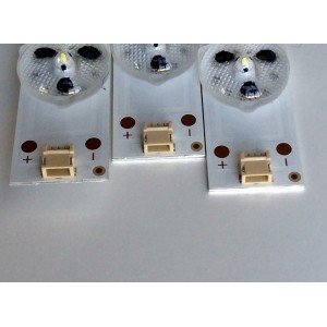 KIT DE LED´S PARA TV (3 PIEZAS) / SHARP 1171297 / JL.D39681330-003BS-M / 17B F4 C 30 B1 D170310 / PANEL´S  JHD396N2F01-KSQL\S6\FM\ROH / 211094 / LC-40Q5020U / MODELO LC-40P5000U