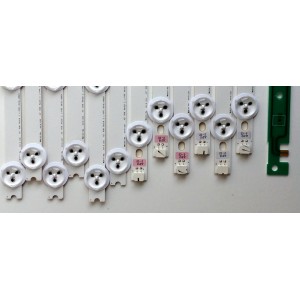 KIT DE LED`S PARA TV (12 PIEZAS) / LG 42¨ ROW Rev0.8 2 L-TYPE 6916L-0882A / 42¨ ROW Rev0.8 2 R TYPE 6916L-0913A / 6916L-0913A / 6916L-0882A / 6637-0013A / PPW-HL42CC(A) Rev0.1 / PANEL LC420DUN (SE)(U2) / MODELO 42LM3400-UC AWMWLUR