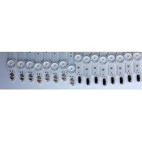 KIT DE LED`S PARA TV (16 PIEZAS) / SAMSUNG BN96-33493A / BN96-33494A / LM41-00093B / 00093C / SAMSUNG_2014SVS55 / 140526 / PANEL CY-VH055FGLV1H / MODELOS UE55HU7100 / UN55HU7250 / UN55HU7200 / UA55HU7800 / UE55HU7205UXXE / NOTA:MAS MODELOS EN DESCRIPCION