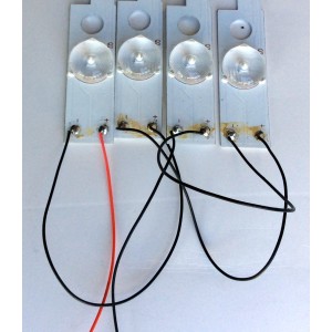 KIT DE LED´S PARA TV (4 PIEZAS) / AVERA LGL4949-3030JF-ES-106 / 160821/18A/M1/30/WY-6102AB / 160819/18A/M1/30/WY-6102AB / PANEL`S LSC490FJ01 / LSC490FJ01-W / MODELO 49EQX10