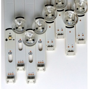 KIT DE LED`S PARA TV (8 PIEZAS) LG 6916L-1709A / 6916L-1710A / LG INNOTEK DRT 3.0 42"_A TYPE REV00 / PANEL LC420DUE (FG)(A3) / SUSTITUTOS 6916L-1709B / 6916L-1710B / 6916L-1709C / 6916L-1710C / MODELOS 42LY340C-UA / 42LF6500 / 42LF6200 / 42LB5300