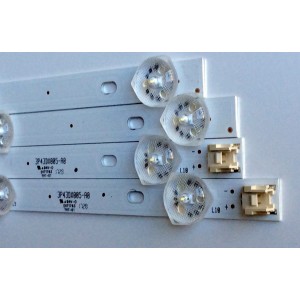 KIT DE LED´S (4 PIEZAS) / ELEMENT 3P43DX005-A0 / 0343DX008 / A707120229 / A707120231 / A707120214 / A707120216 / E471763 / PANEL MD4312YTAU / MODELO E4SFC4317